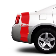 Pegatina de vinilo de franjas personalizadas para maletero lateral para Dodge Charger 2009-2015_2