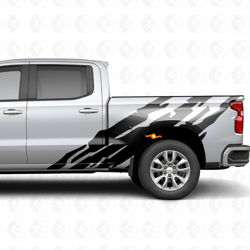 2 calcomanías de Musclecar FX4 truck F250 F350 MONSTER Edition TRUCK calcomanías de vinilo de 18 "de largo