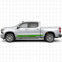 Vinilos en forma inclinada para puertas de carreras y paneles laterales para Chevrolet Silverado 1500 T1XX 2019-2026_6