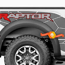 Kit de adhesivos laterales con diseño de cuadros para musclecar, camión y camioneta de potencia_2
