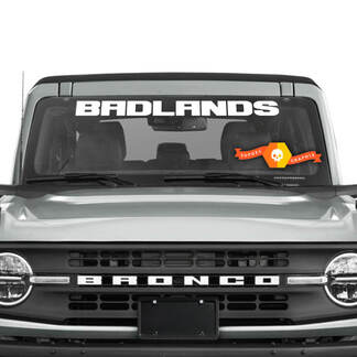 Bronco Parabrisas BADLANDS Calcomanía Calcomanía para Ford Bronco
