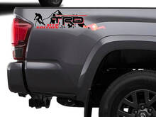 Calcomanía de vinilo para el lateral de la cama edición TRD MTB para Toyota Tacoma_2