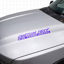 Kit de Vinilos para Capó Turbo Diesel 6.0L para Musclecar F250 F350_2