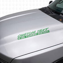 Kit de Vinilos para Capó Turbo Diesel 6.0L para Musclecar F250 F350_3