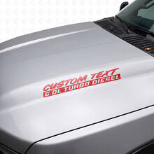 Kit de Vinilos para Capó Turbo Diesel 6.0L para Musclecar F250 F350_4