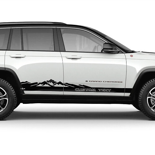 Kit de adhesivos de vinilo personalizados para lados de montaña para Jeep Grand Cherokee