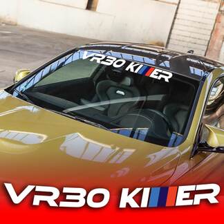 VR30 Killer BMW Fan Funny Windshield banner calcomanías de vinilo pegatinas

