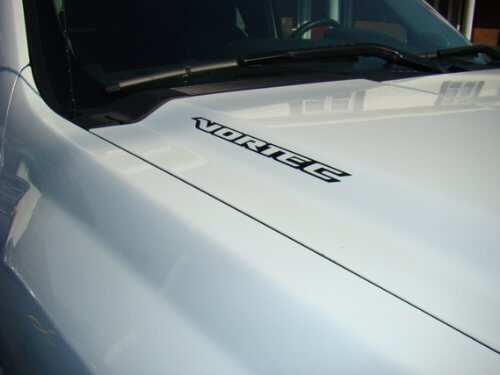 2 Pegatinas de Calcomanías del Capó VORTEC para Chevy Silverado GMC Sierra Avalanche