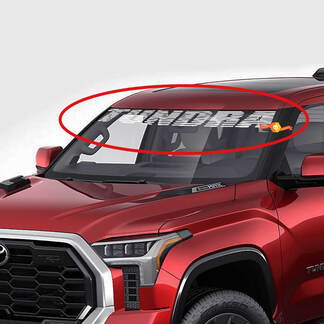 Tundra Front Windshield Banner calcomanía pegatina Toyota Truck Off Road Sport 4x4
