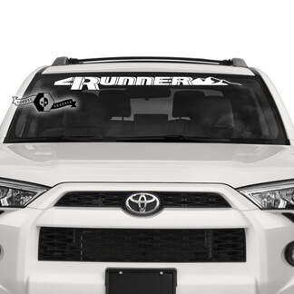 4Runner 2023 parabrisas montaña vinilo Logo calcomanías pegatinas para Toyota 4Runner TRD
