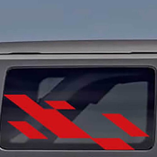 Kit de gráficos de vinilo para luneta trasera para musclecar horse