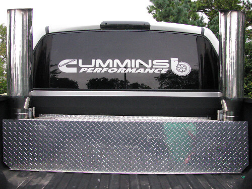 Vinilo adhesivo de alto rendimiento Cummins para la ventana trasera de camiones Dodge Ram
