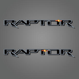 Gen 3 F-150 RAPTOR Side Bed Decal Sticker Vinilo Gráficos Logo
