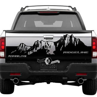 Atrás Honda Ridgeline Mountains Logo vinilo portón trasero calcomanía gráficos
