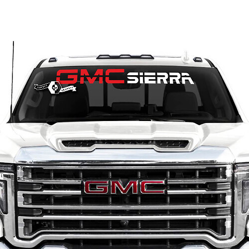 Vinilo adhesivo para parabrisas GMC Sierra para Sierra 2500HD 2022