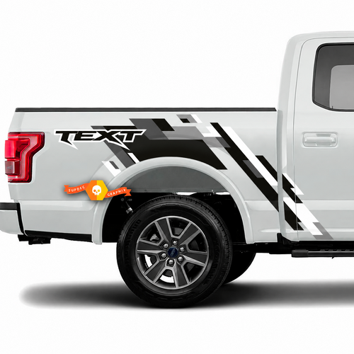 Calcomanía de vinilo con gráficos de camuflaje para las puertas laterales de la caja y la compuerta trasera de Musclecar Ranger truck power truck
_1