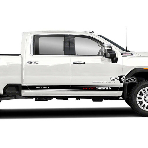 Kit de Calcomanías de Vinilo con Letras de Marca para GMC Sierra 2500HD 2022