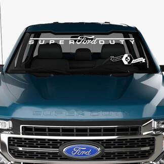 Parabrisas Ford Super Duty 2023 Logo Calcomanías Pegatinas Gráficos Vinilo
