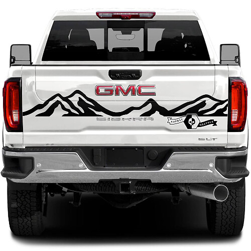 Vinilo adhesivo para portón trasero de cordillera para GMC Sierra 2500HD 2022-2023