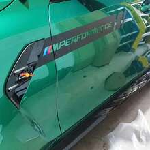 Par de vinilos laterales estilo M Performance para BMW M3 M4 G80 G82 G83_2