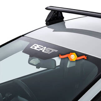 Gráfico de calcomanía para ventana con logotipo de Ford Focus Fiesta Beast St
