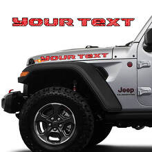 2x calcomanías de capó para Jeep Gladiator 2019 - 2023 Mapa topográfico Topo
 3