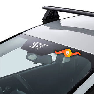 Gráfico de calcomanía para ventana de parabrisas con logotipo de Ford Focus Fiesta Beast St
