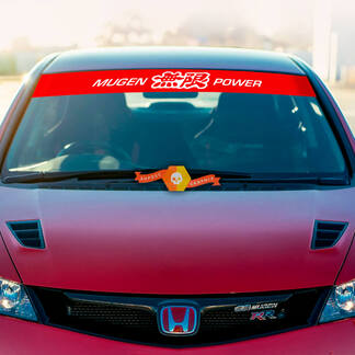 Honda Mugen Power Motorsports Parabrisas Banner Vinilo Calcomanía Pegatina Cualquier combinación de colores
