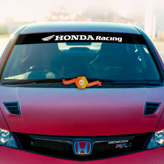 Honda Racing Motorsports Parabrisas Banner Vinilo Calcomanía Pegatina
