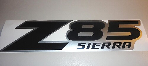 Calcomanías de vinilo estilo fábrica Z85 para GMC Sierra
