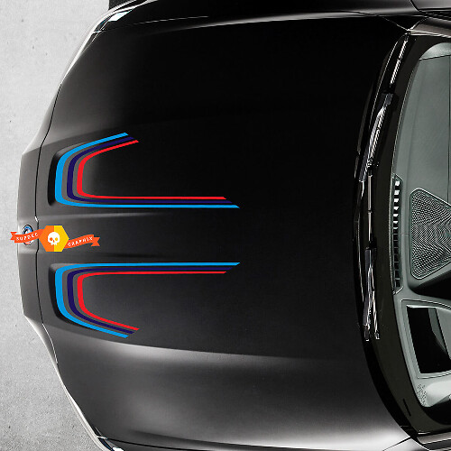 Vinilos adhesivos curvos estilo M para capó para BMW M3 M4 G80 G82 G83