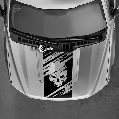 Hood Ford Maverick Punisher Calcomanías gráficas destruidas Cualquier color Pegatinas Maverick
