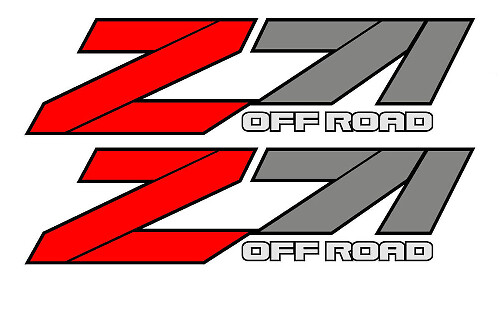Juego de pegatinas de vinilo Z71 Off Road para Chevy Silverado GMC Sierra