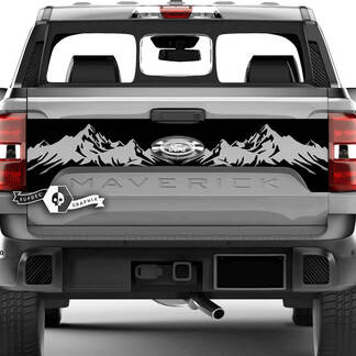 Ford F-150 XLT Maverick Tailgate Splash Mountains Forest Graphics Calcomanías laterales pegatinas

