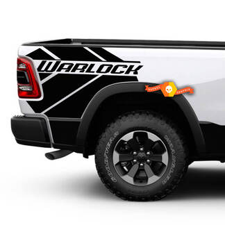 Par Dodge Ram 1500 Warlock vinilo lateral calcomanía camión vehículo camioneta gráfica
