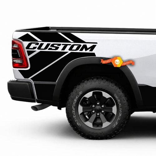 Calcomanía lateral de vinilo gráfica para camión vehículo Pickup para Dodge Ram 1500 Warlock