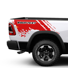 Kit de Vinilos Laterales para Cama Estilo Salpicaduras de Barro para Dodge Ram 1500 Rebel_2