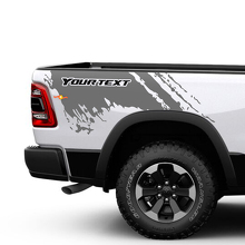 Kit de Vinilos Laterales para Cama Estilo Salpicaduras de Barro para Dodge Ram 1500 Rebel_3