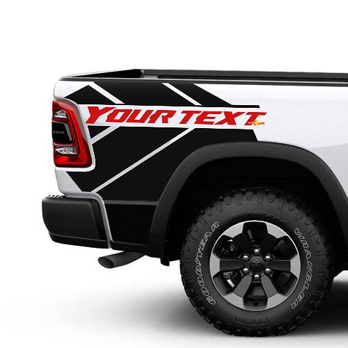 Kit de vinilo personalizado para el lateral de la caja para Dodge Ram 1500