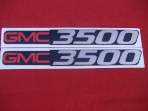 Kit de Calcomanías de Vinilo para Emblema GMC 3500 para GMC Sierra