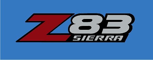 Juego de pegatinas de vinilo estilo fábrica Z83 Sierra para GMC Sierra