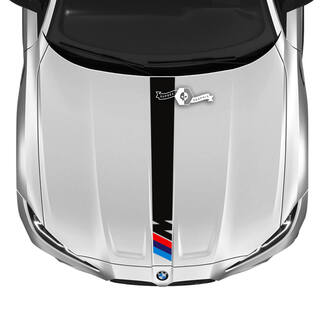 2021+ BMW M4 M3 G80 G82 G83 M Performance Hood M Logo Center Calcomanía de vinilo pegatina
