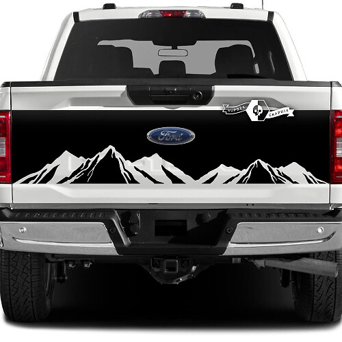 Ford F-150 XLT Tailgate Splash Mud Graphics Calcomanías laterales Pegatinas
