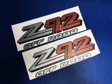 Juego de adhesivos de vinilo Z92 para GMC Sierra Yukon Canyon todoterreno_3