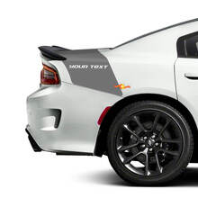Kit de calcomanía de vinilo con tira trasera personalizada para Dodge Charger_2