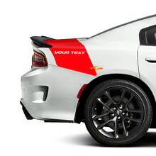 Kit de calcomanía de vinilo con tira trasera personalizada para Dodge Charger_3