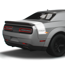 Calcomanías de vinilo personalizadas con franjas traseras para maletero para Dodge Challenger_2