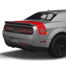 Vinilo Adhesivo de Franja Trasera para Maletero con Texto Personalizado y Super Bee para Dodge Challenger_3