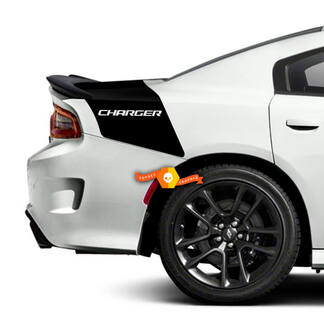 Dodge Charger Tailband Logo Estilo Rayas traseras Vinilo Calcomanías Gráficos
