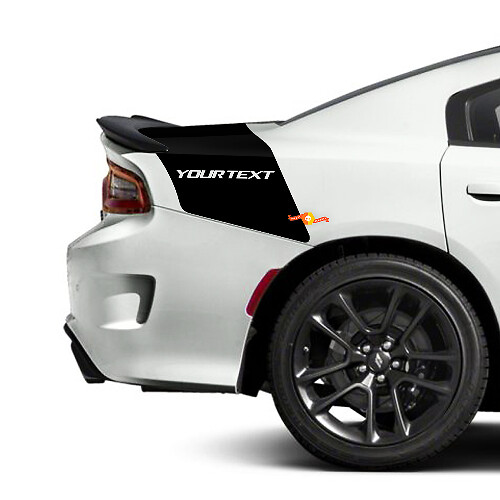 Vinilos adhesivos de banda trasera personalizada para maletero de Dodge Charger